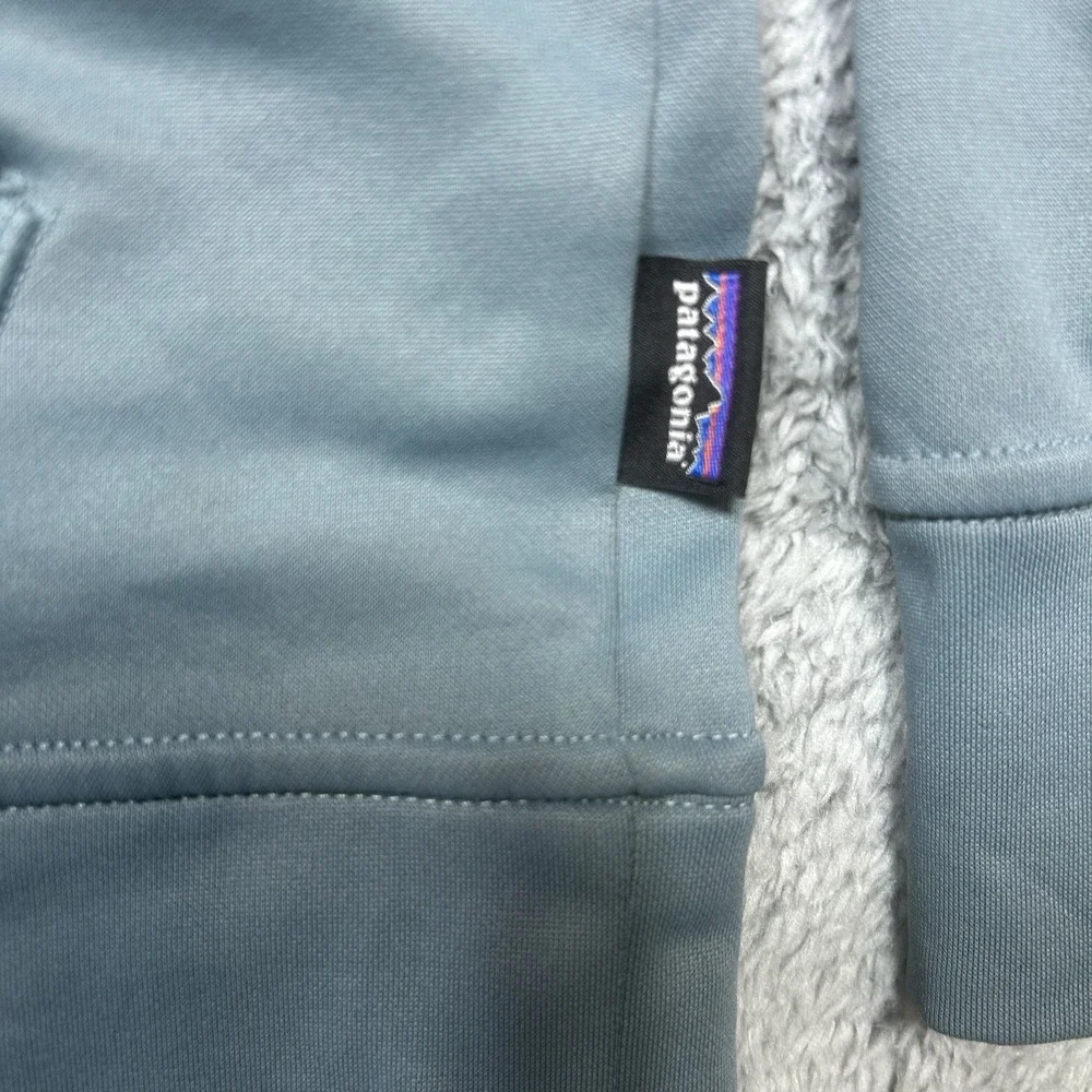 Patagonia Shop Sticker PolyCycle Hoody Hoodie Men's M Gray‎ *SPOTS/SCRATCH